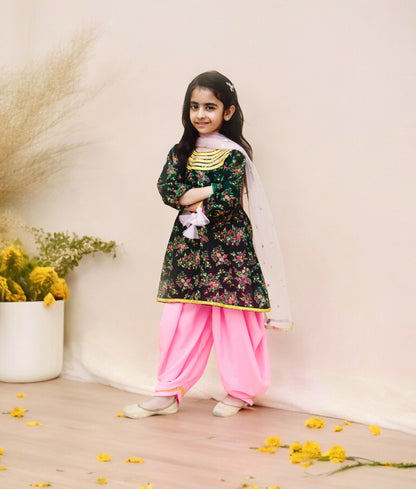 Printed kurti with Salwar