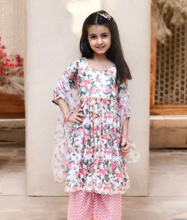 Printed kurti with Plazzo