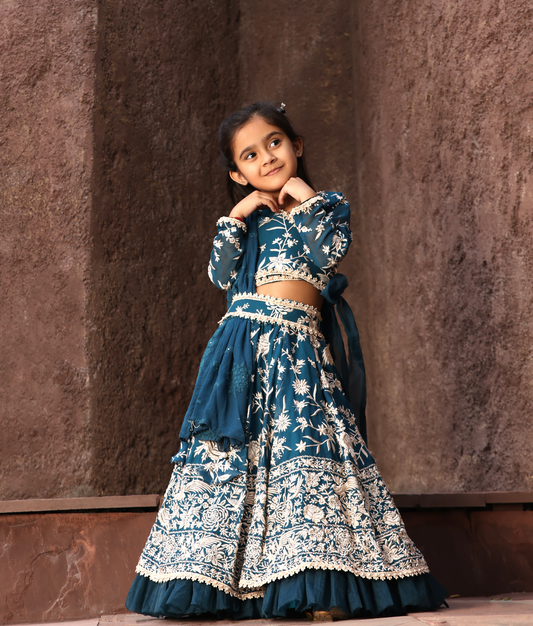 Ghagra choli for 12 year old hotsell