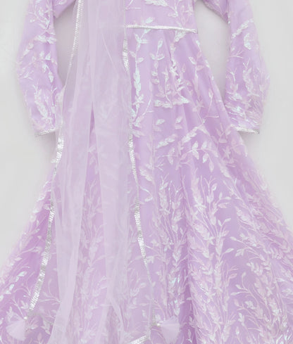 Buy Sparkling Lilac Anarkali for Girls Online In India