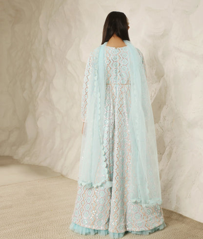 Mirror Embroidered Anarkali