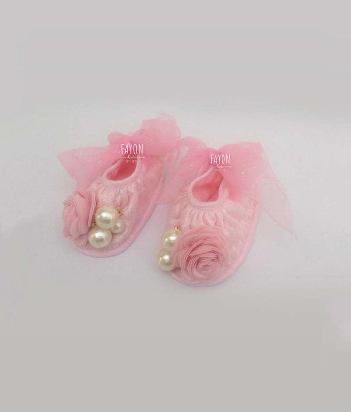 Manufactured by FAYON KIDS (Noida, U.P) Baby Pink Bootie