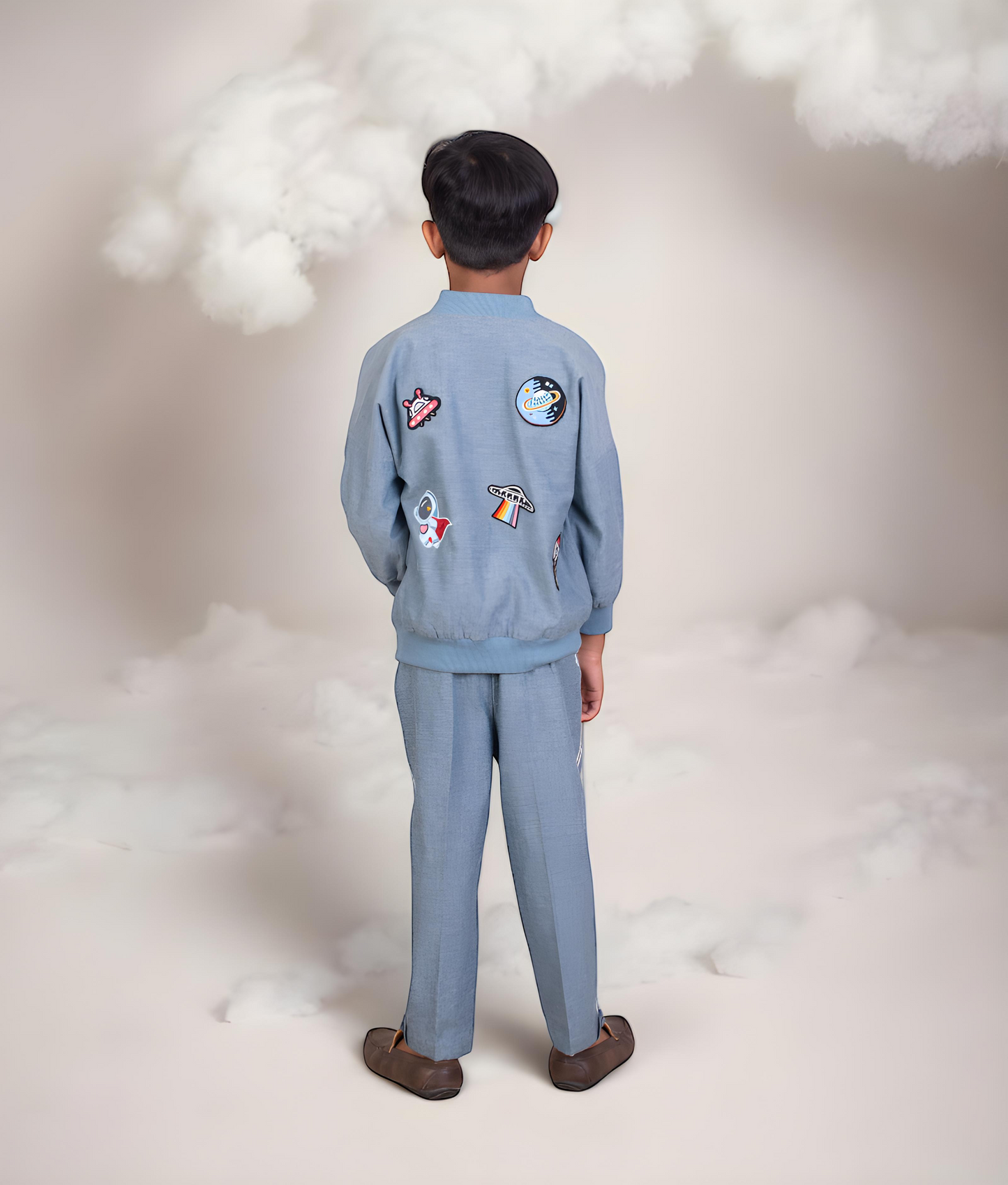 Manufactured by FAYON KIDS (Noida, U.P) Demin Jacket with T-Shirt and Pant for Boys