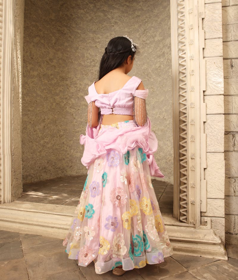 Oc 129 Kids Fancy Lehenga Choli With Dupatta Girls Wear Catalog - The  Ethnic World