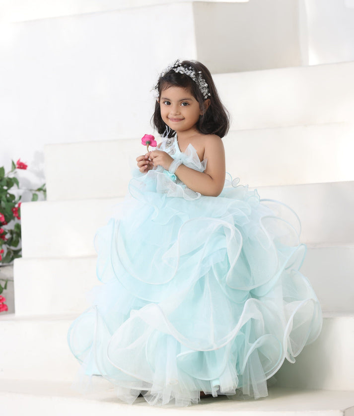 Powder Blue Dream Gown for Girls