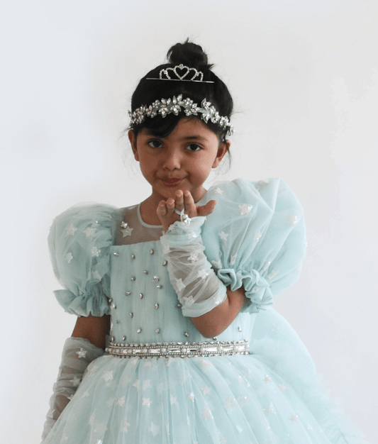 Manufactured by FAYON KIDS (Noida, U.P) Silver Crown for Girls