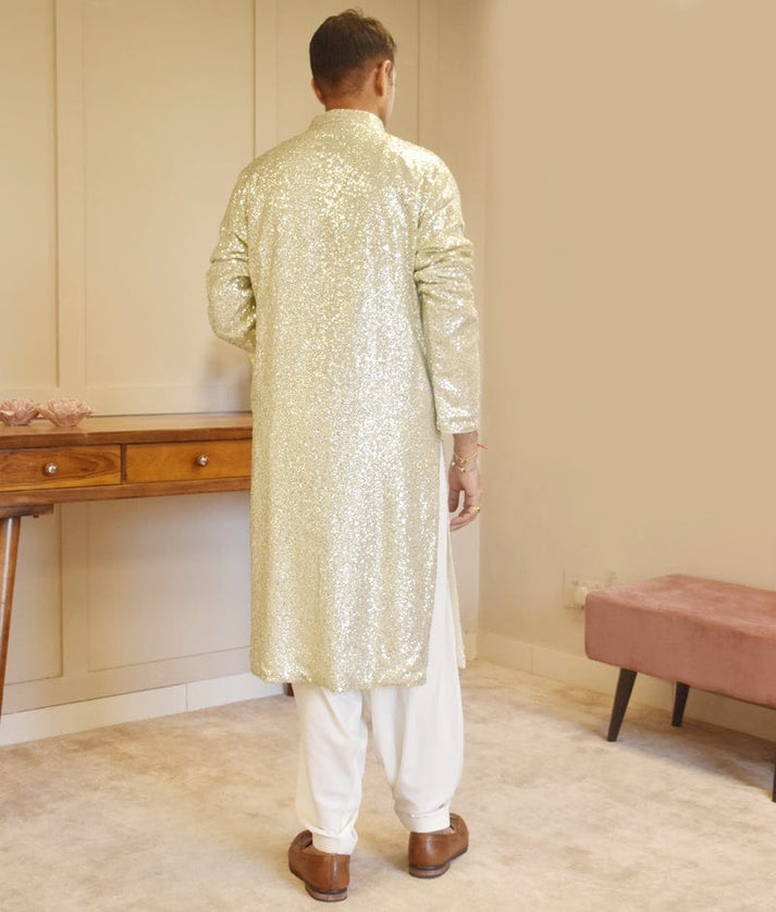 Men's Sequence Kurta with Salwar