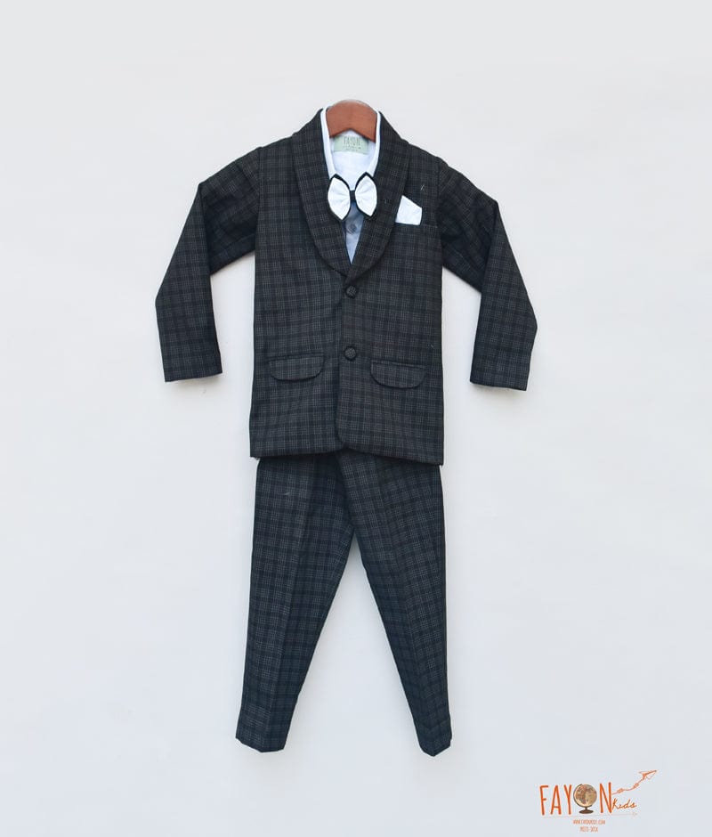 Black and white check pant outlet coat