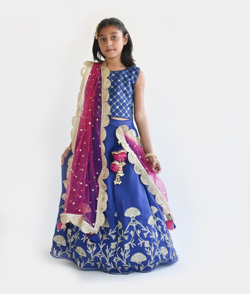 Diwali Ready in Style | Beautiful Lehenga Choli with Dupatta for Girls |  The Nesavu – The Nesavu