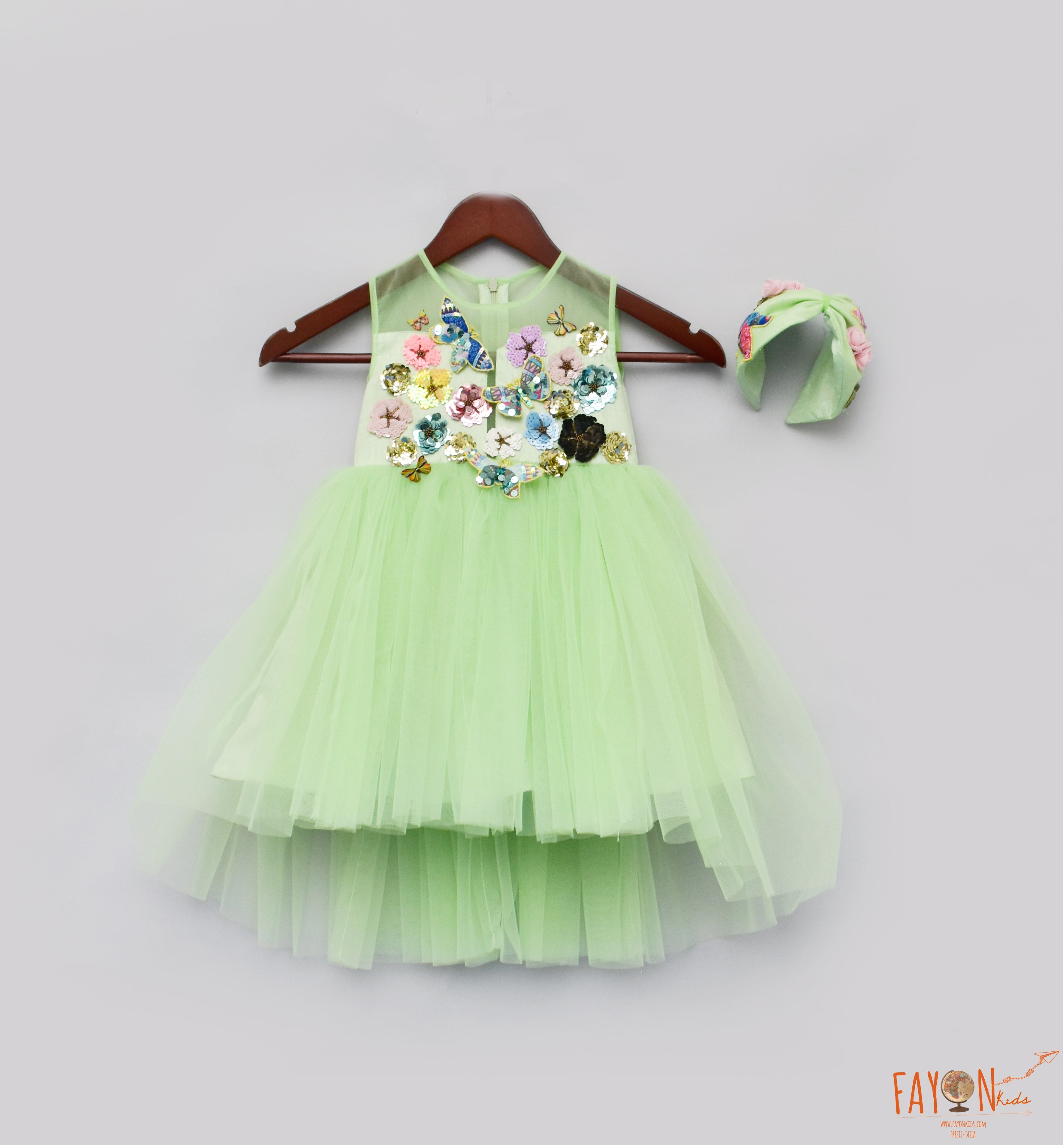 Buy Green Dresses & Frocks for Girls by Cutecumber Online | Ajio.com