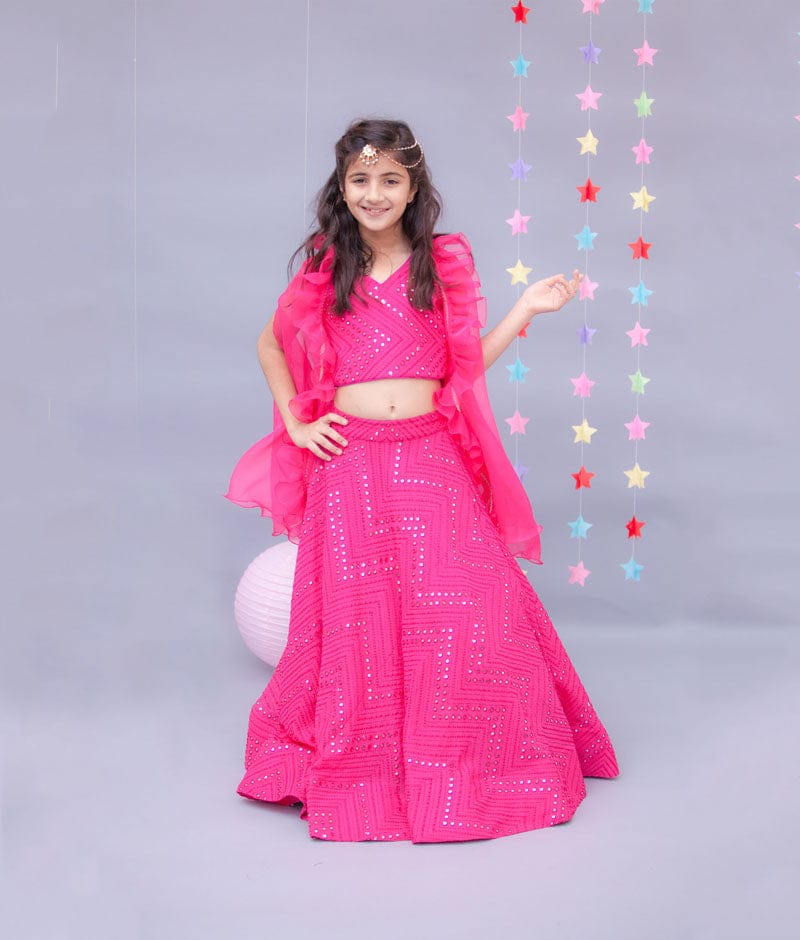 Actress Ahana Khurana In Our Crop Top And Cape set – Chhavvi Aggarwal
