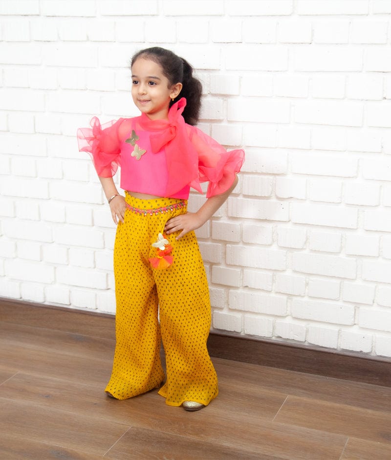 Buy Little Funky 100% Pure cotton Graphic Printed Micky capri Yellow and  Purple color 3/4th pants for Girls - Pack of 2 pcs Online at Best Prices in  India - JioMart.