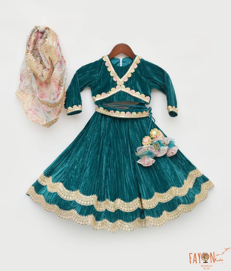 Ghagra choli design for baby clearance girl