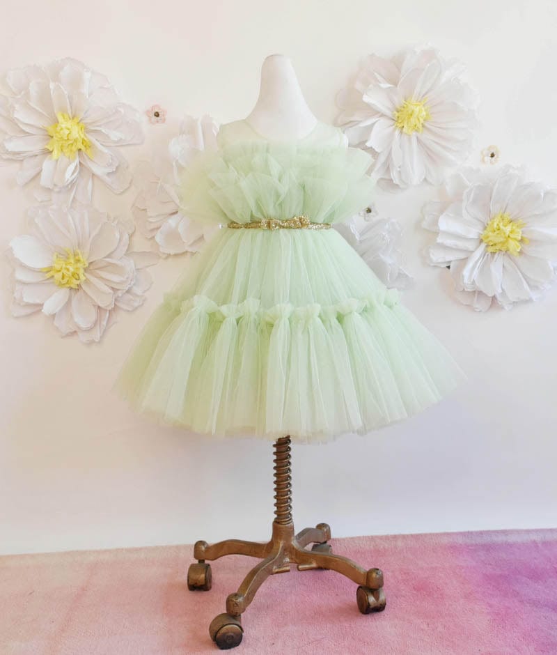 It's Easy Being Green in Green Flower Girl Dresses – Wedding Shoppe