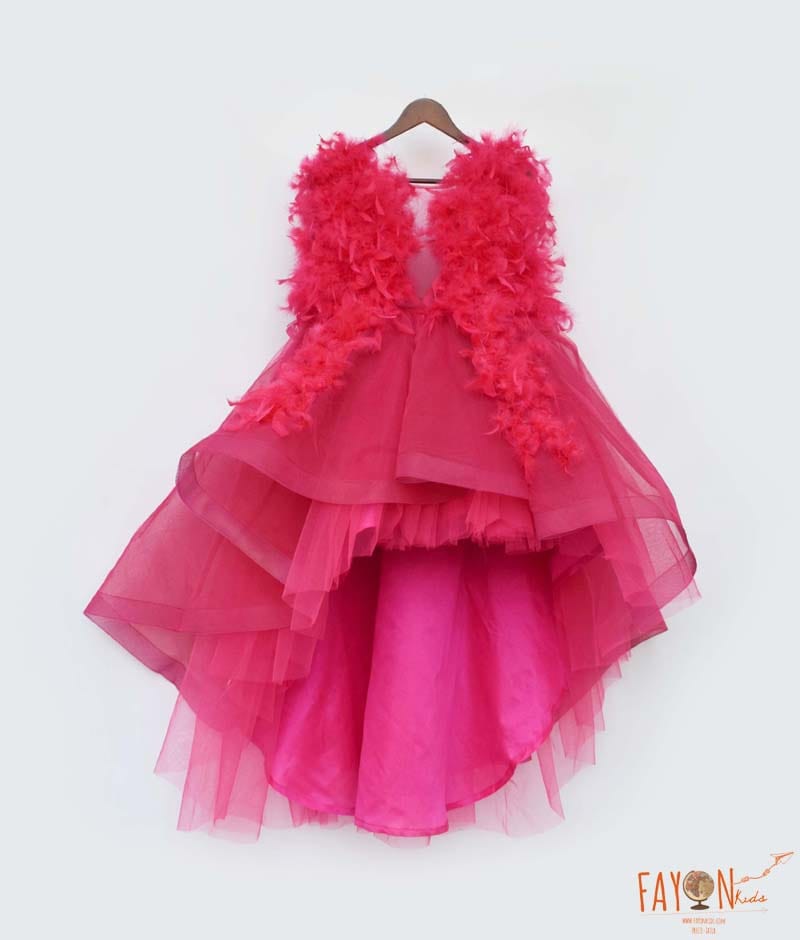 Beige,Black Kids Girl Net Frock, Size: 2 Year at best price in Surat | ID:  2851452184897