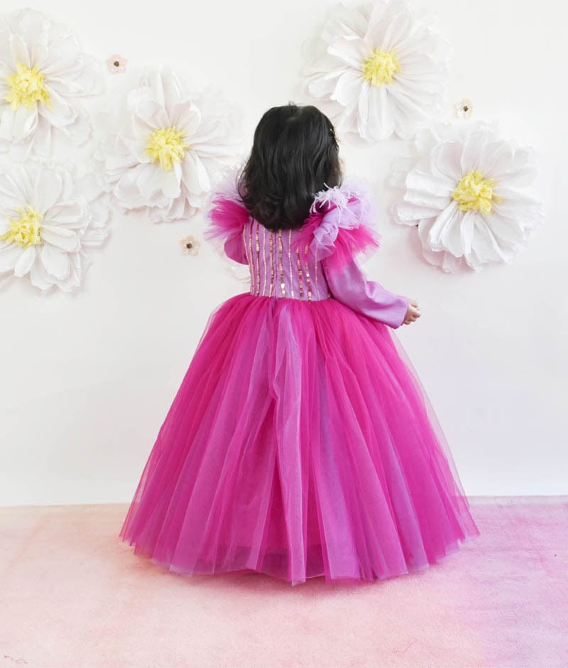 Rewenti Kids Dress Girls Sleeveless Princess Dress Bow Tie Lace Flowers  Mesh Dress Tufted Dress Purple 11-12 Years - Walmart.com